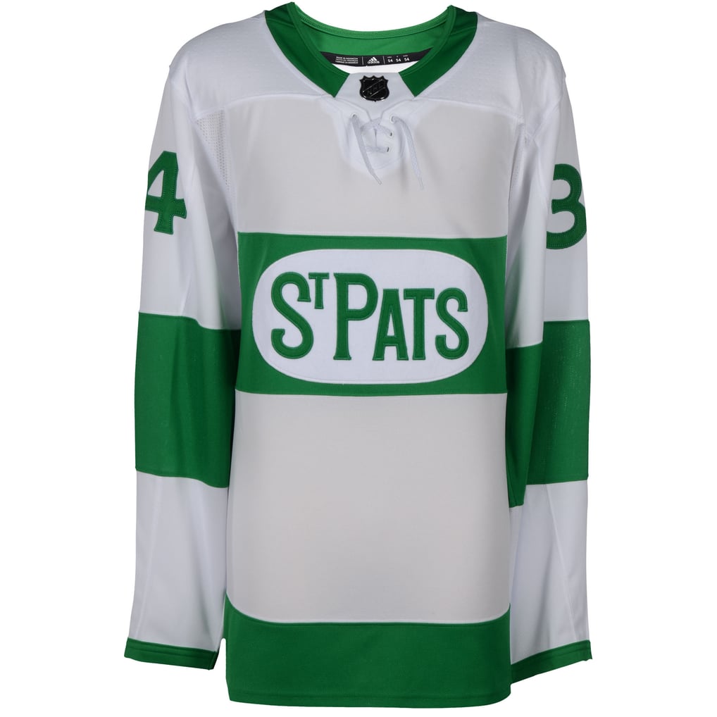 Auston Matthews Toronto Maple Leafs Fanatics Authentic Autographed Green Toronto St. Pats Adidas Authentic Jersey