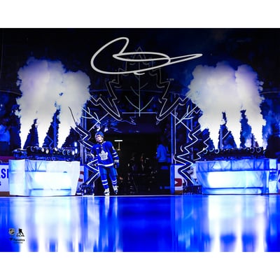 Gavin McKenna Toronto Maple Leafs Autographed Fanatics Authentic 16" x 20" NHL Debut Photograph