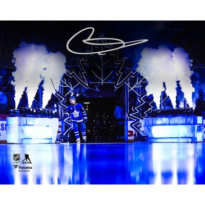 Gavin McKenna Toronto Maple Leafs Autographed Fanatics Authentic 8" x 10" NHL Debut Photograph