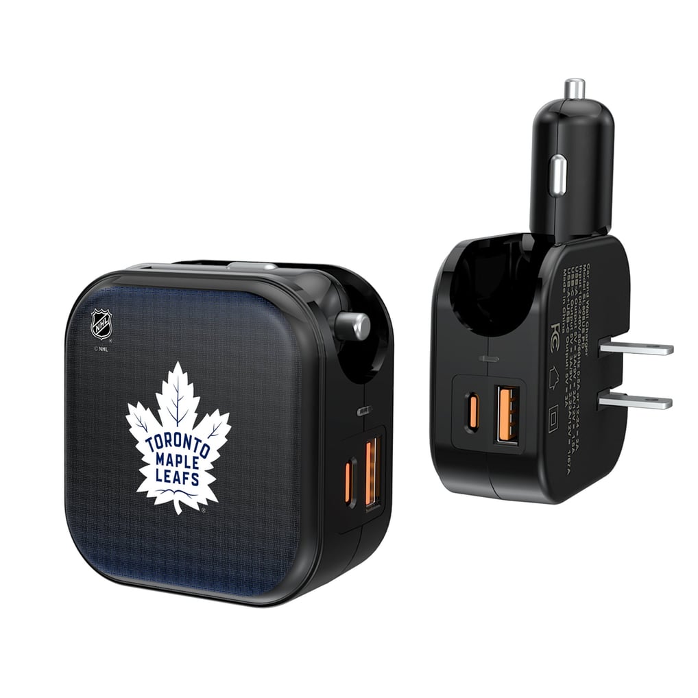 Toronto Maple Leafs Keyscaper 2-in-1 USB A/C Charger