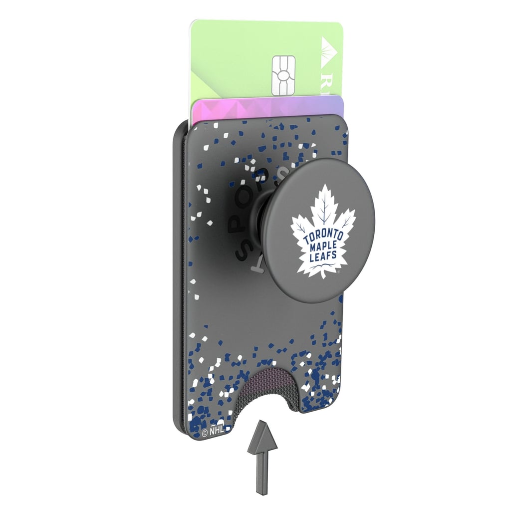 Toronto Maple Leafs Keyscaper Confetti PopSockets Magnetic Wallet