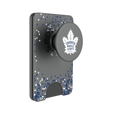 Toronto Maple Leafs Keyscaper Confetti PopSockets Magnetic Wallet