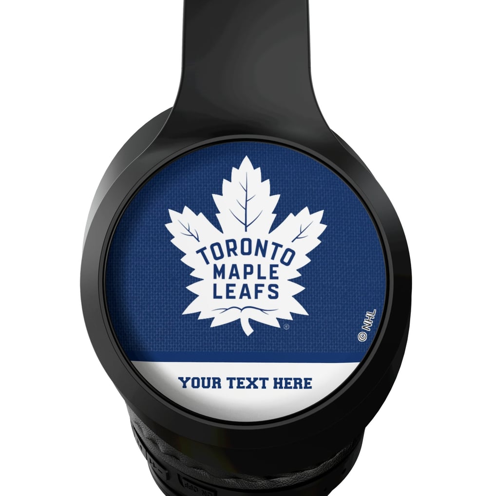Toronto Maple Leafs Keyscaper Personalized Solid Wireless Bluetooth Headphones With Case