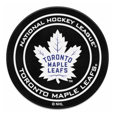 Toronto Maple Leafs Logo Brands 27" Diameter Puck Mat
