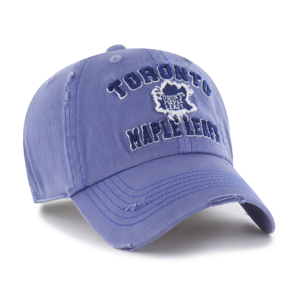 Toronto Maple Leafs '47 Seymoore Distressed Applique Clean Up Adjustable Hat - Blue