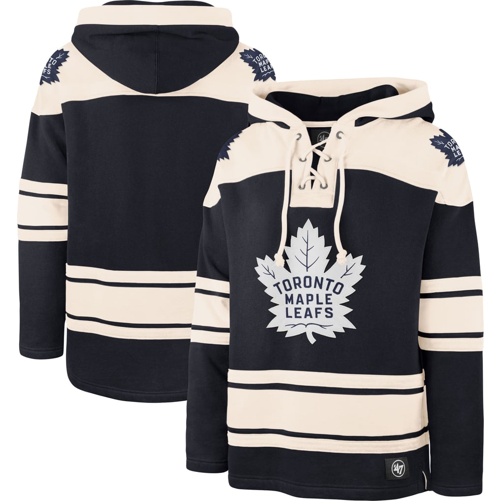 Toronto Maple Leafs '47 Superior Lacer Pullover Hoodie - Navy