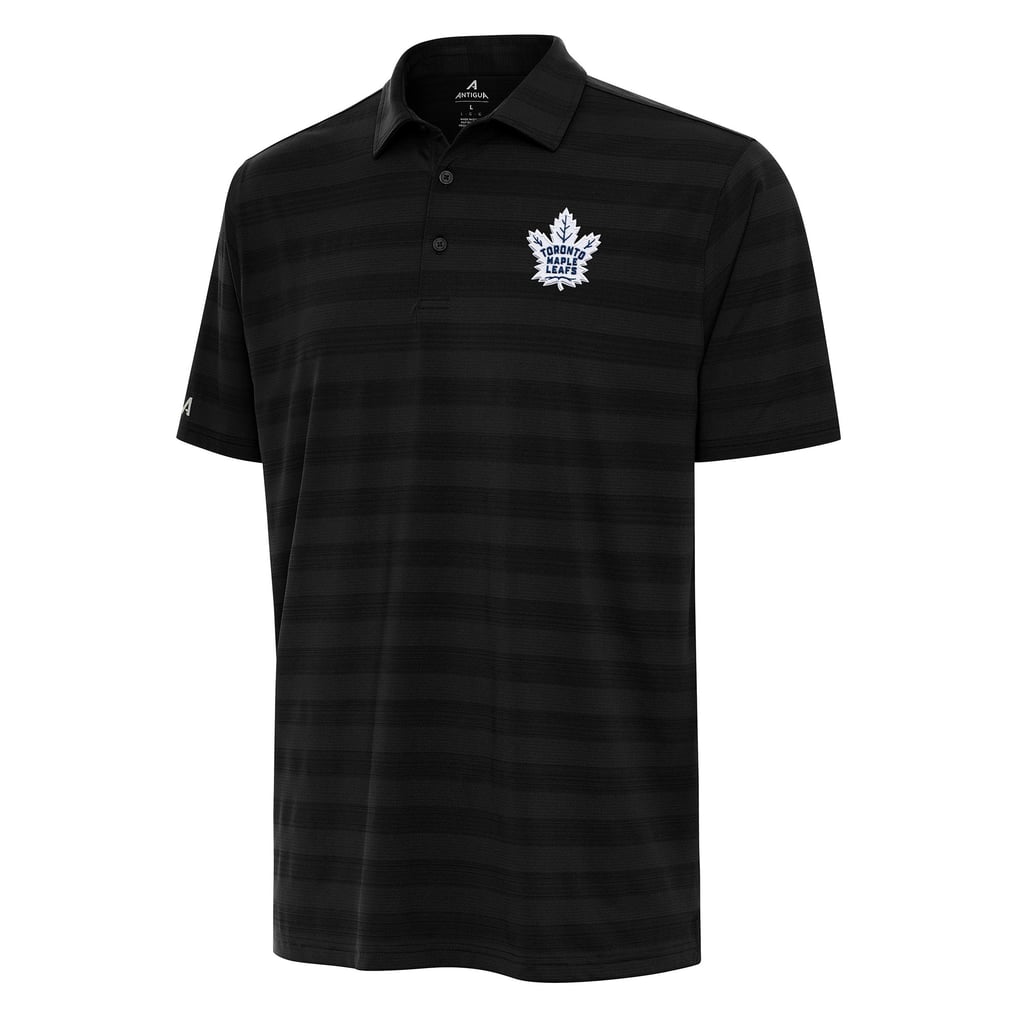  Toronto Maple Leafs Antigua Tunnel Polo - Black
