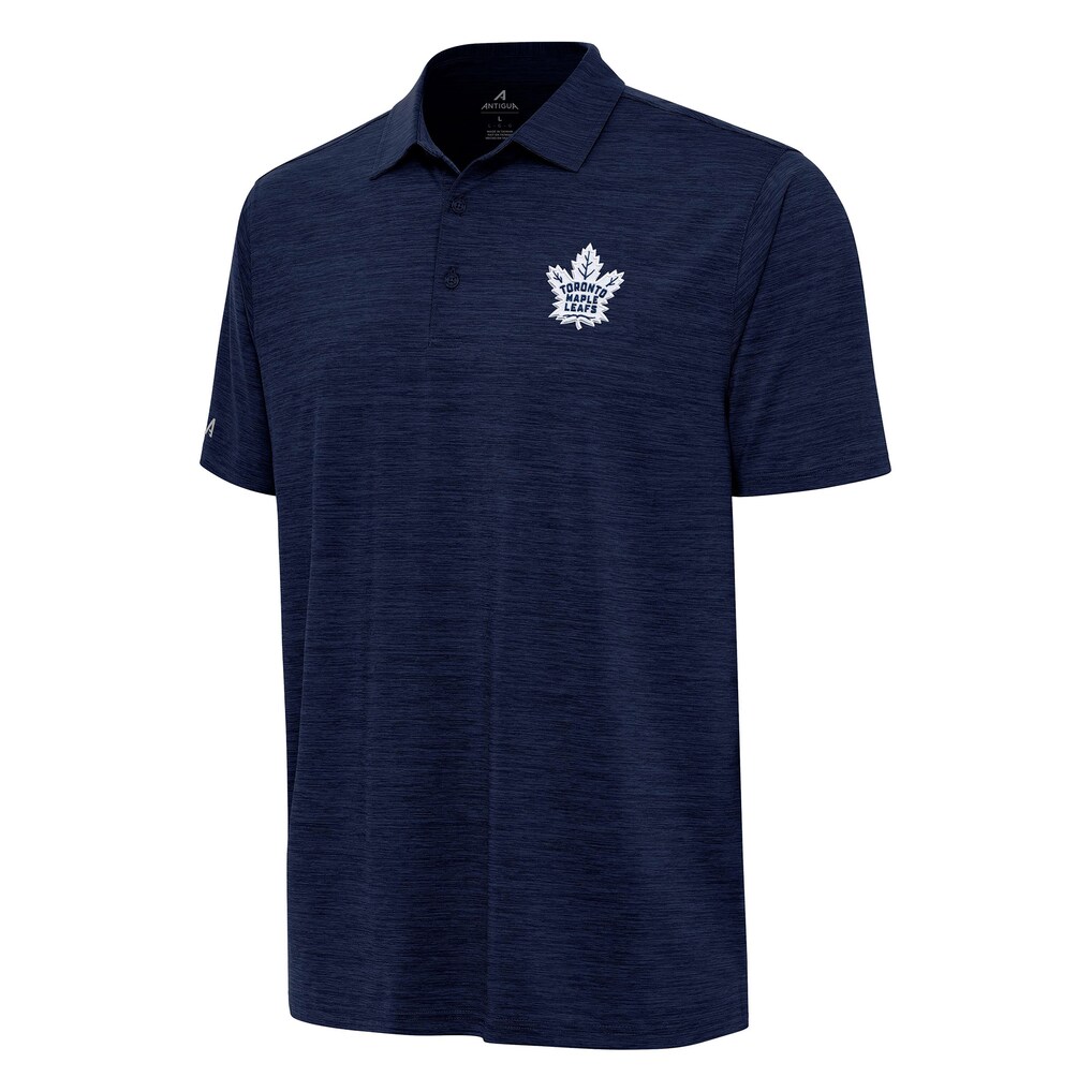  Toronto Maple Leafs Antigua Layout Polo - Heather Navy