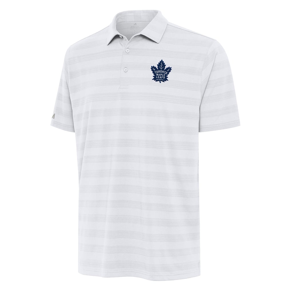  Toronto Maple Leafs Antigua Tunnel Polo - White
