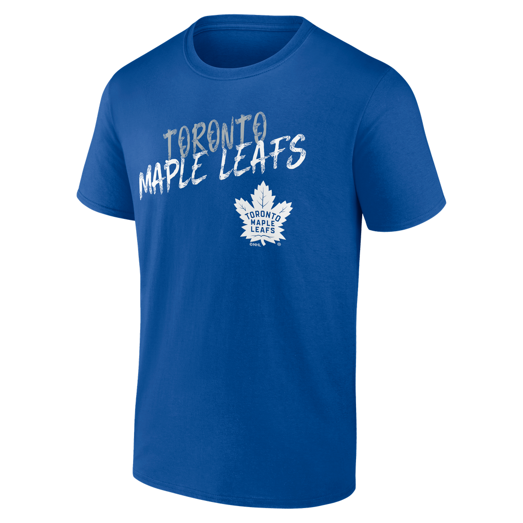 Toronto Maple Leafs Big & Tall Hustle Personalized Name & Number T-Shirt - Blue