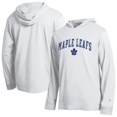 Toronto Maple Leafs Champion All-Star Lightweight Hooded Long Sleeve T-Shirt - White