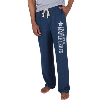 Toronto Maple Leafs Concepts Sport Mainstream Terry Tri-Blend Pants - Navy