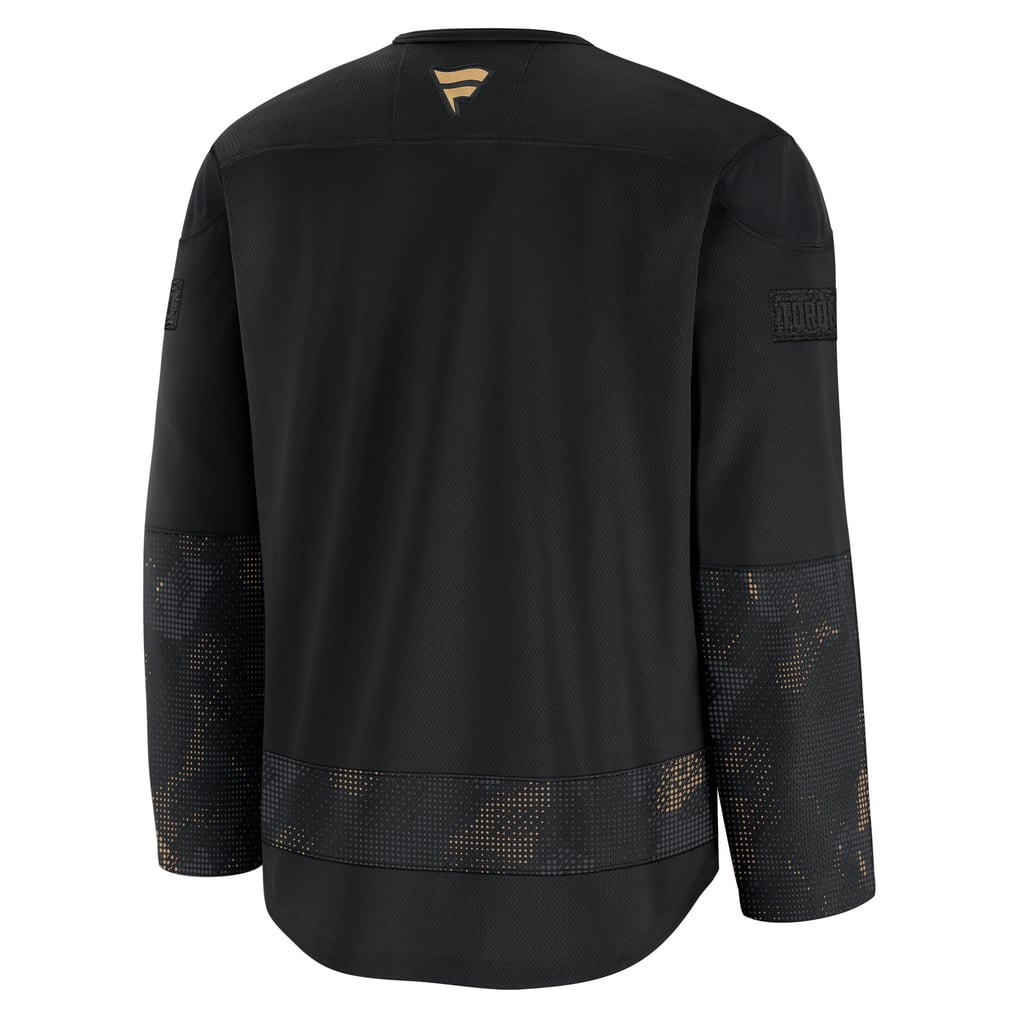  Toronto Maple Leafs Fanatics 2024 Military Appreciation Practice Jersey - Black
