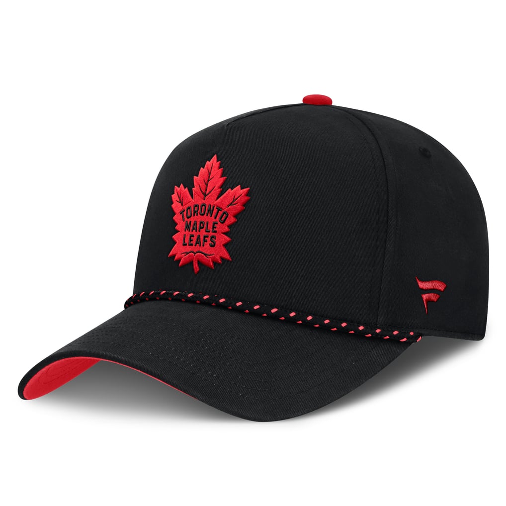 Toronto Maple Leafs Fanatics Canada Military Appreciation Authentic Pro A-Frame Adjustable Hat - Black