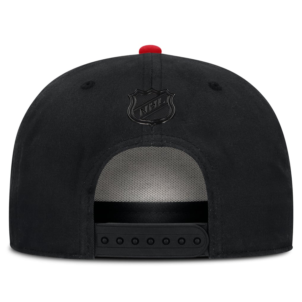 Toronto Maple Leafs Fanatics Canada Military Appreciation Authentic Pro A-Frame Adjustable Hat - Black