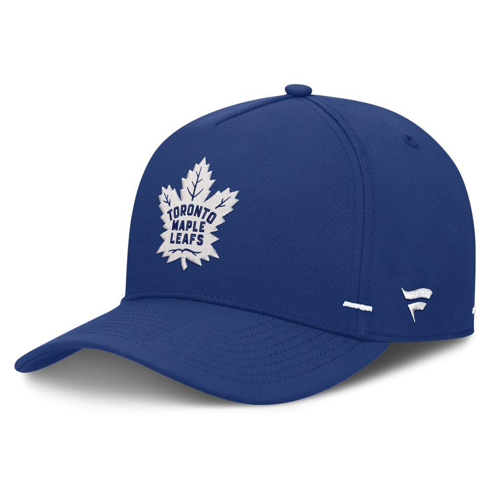 Toronto Maple Leafs Fanatics Authentic Pro Rink Bar Tacks A-Frame Adjustable Hat - Blue