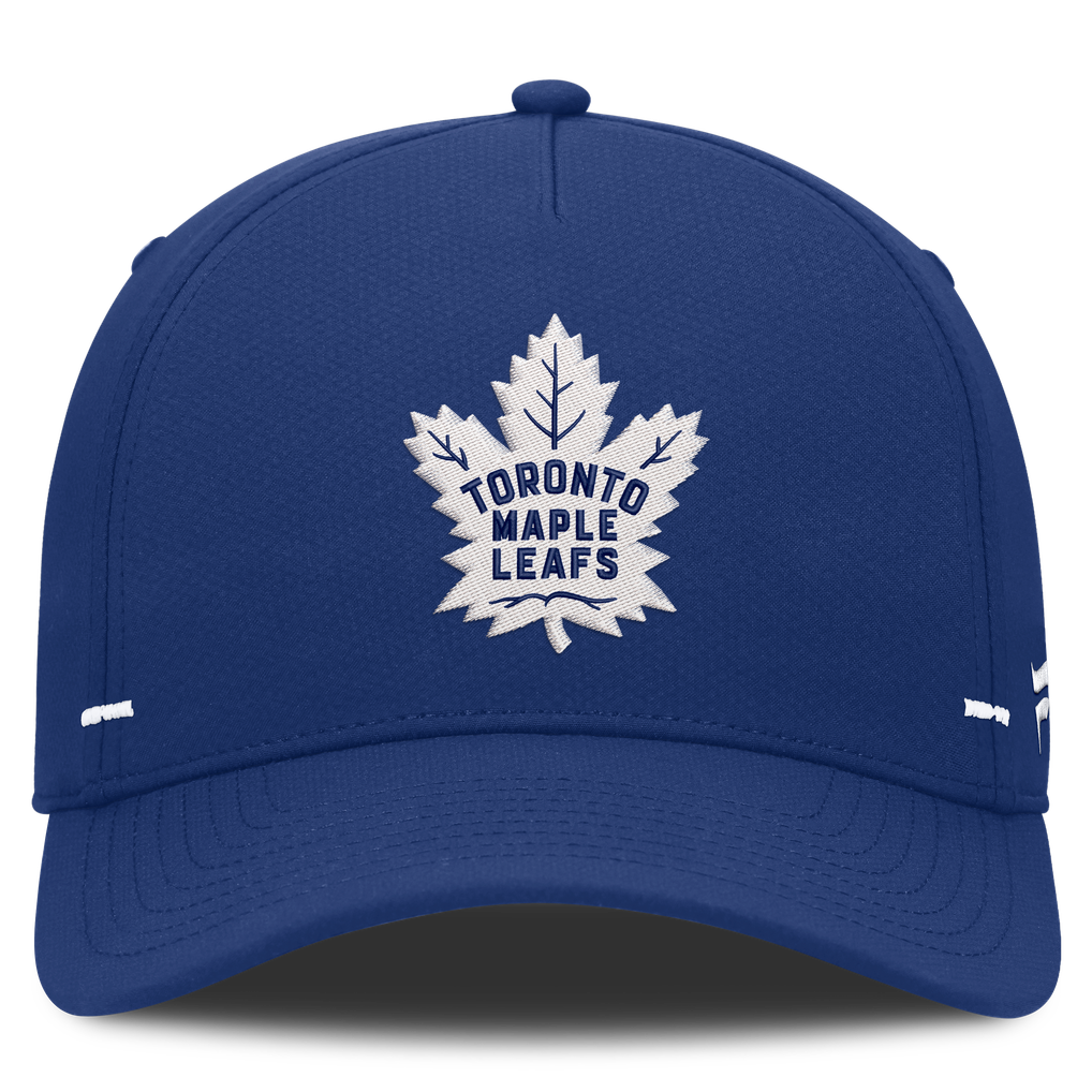 Toronto Maple Leafs Fanatics Authentic Pro Rink Bar Tacks A-Frame Adjustable Hat - Blue