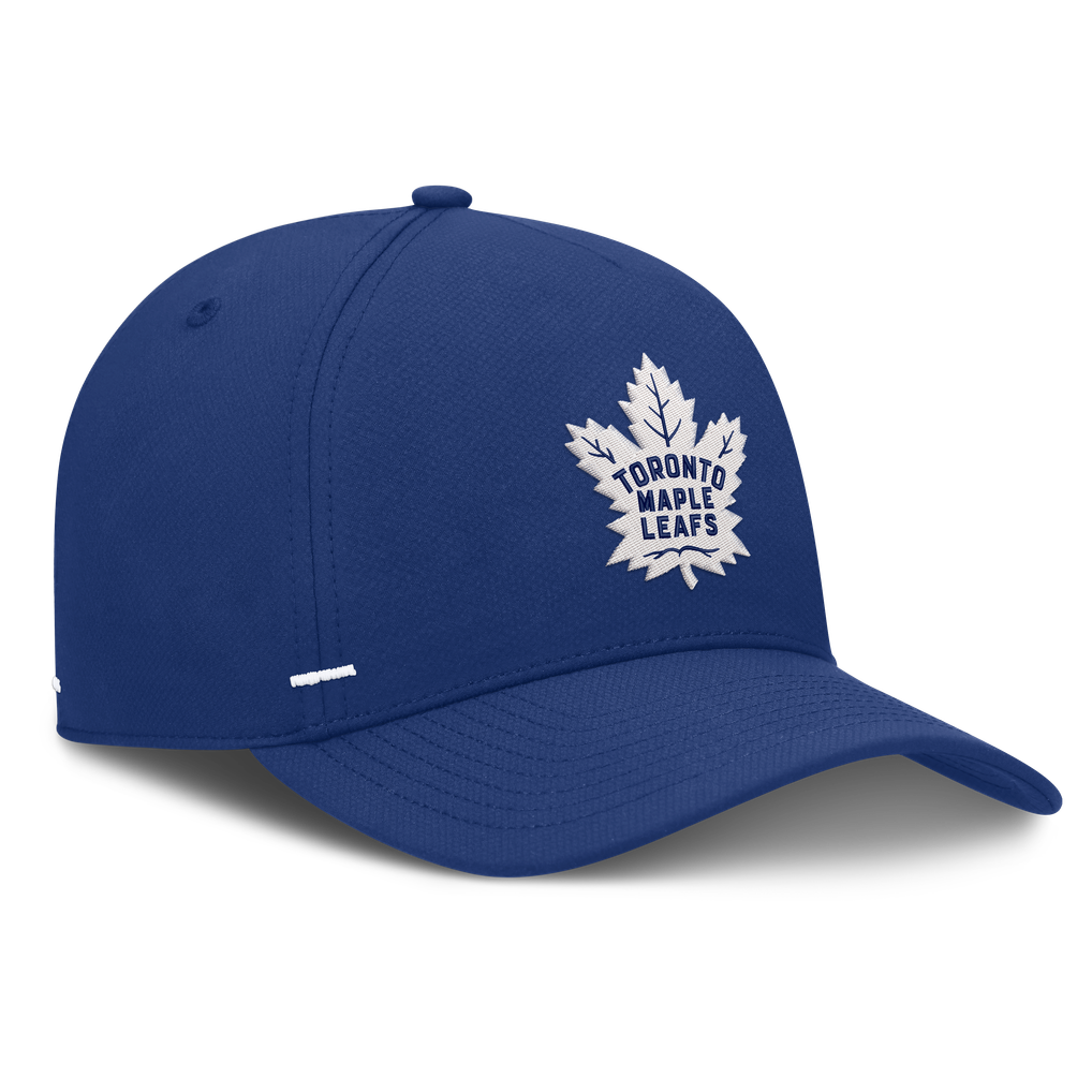Toronto Maple Leafs Fanatics Authentic Pro Rink Bar Tacks A-Frame Adjustable Hat - Blue