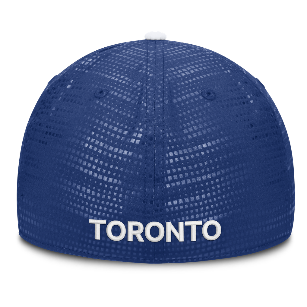 Toronto Maple Leafs Fanatics Authentic Pro Rink Debossed Stretch Fit Hat - Blue
