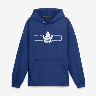 Toronto Maple Leafs Fanatics Authentic Pro Rink Fleece Pullover Hoodie - Blue