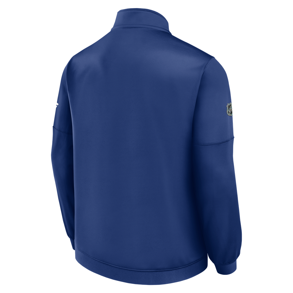 Toronto Maple Leafs Fanatics Authentic Pro Rink Fleece Quarter-Zip Pullover - Blue