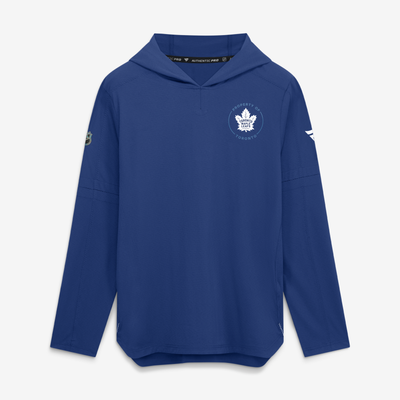 Toronto Maple Leafs Fanatics Authentic Pro Train Lightweight Hoodie - Blue