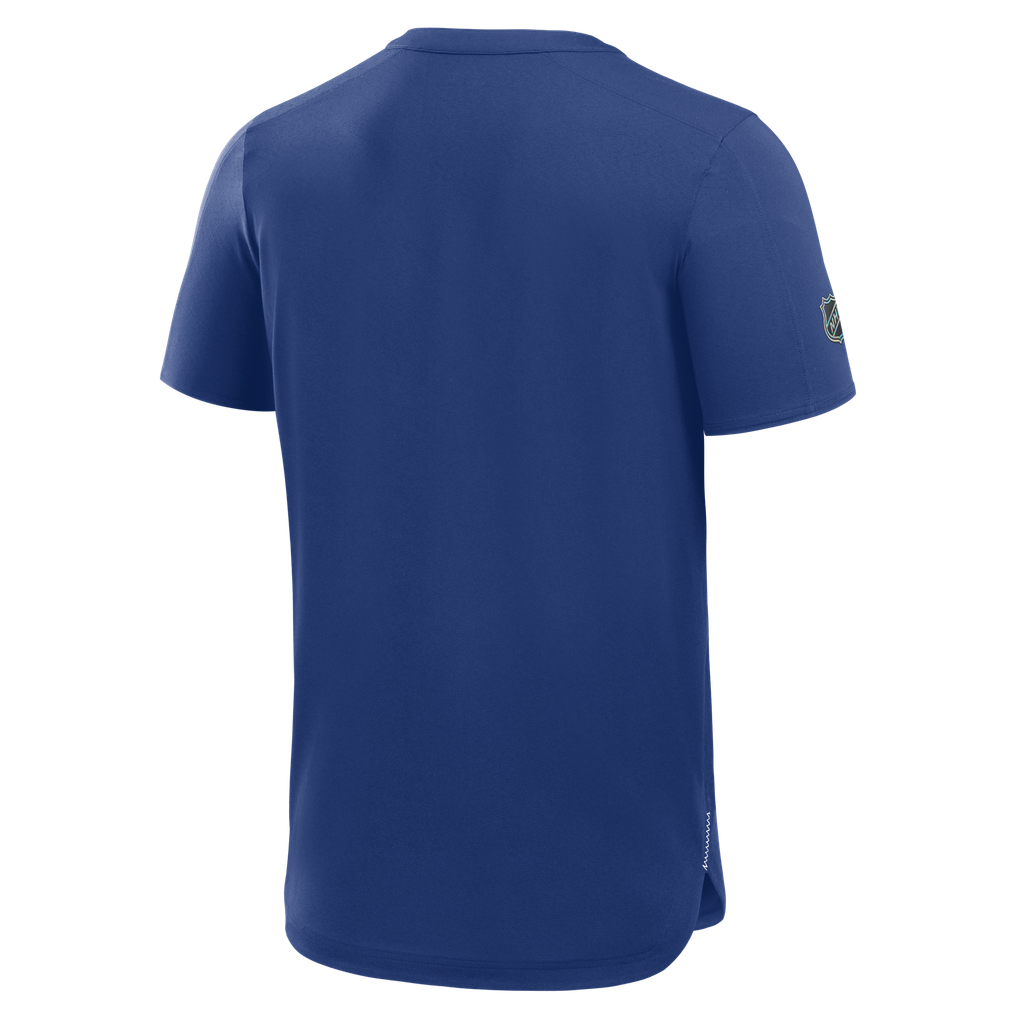 Toronto Maple Leafs Fanatics Authentic Pro Train Performance T-Shirt - Blue