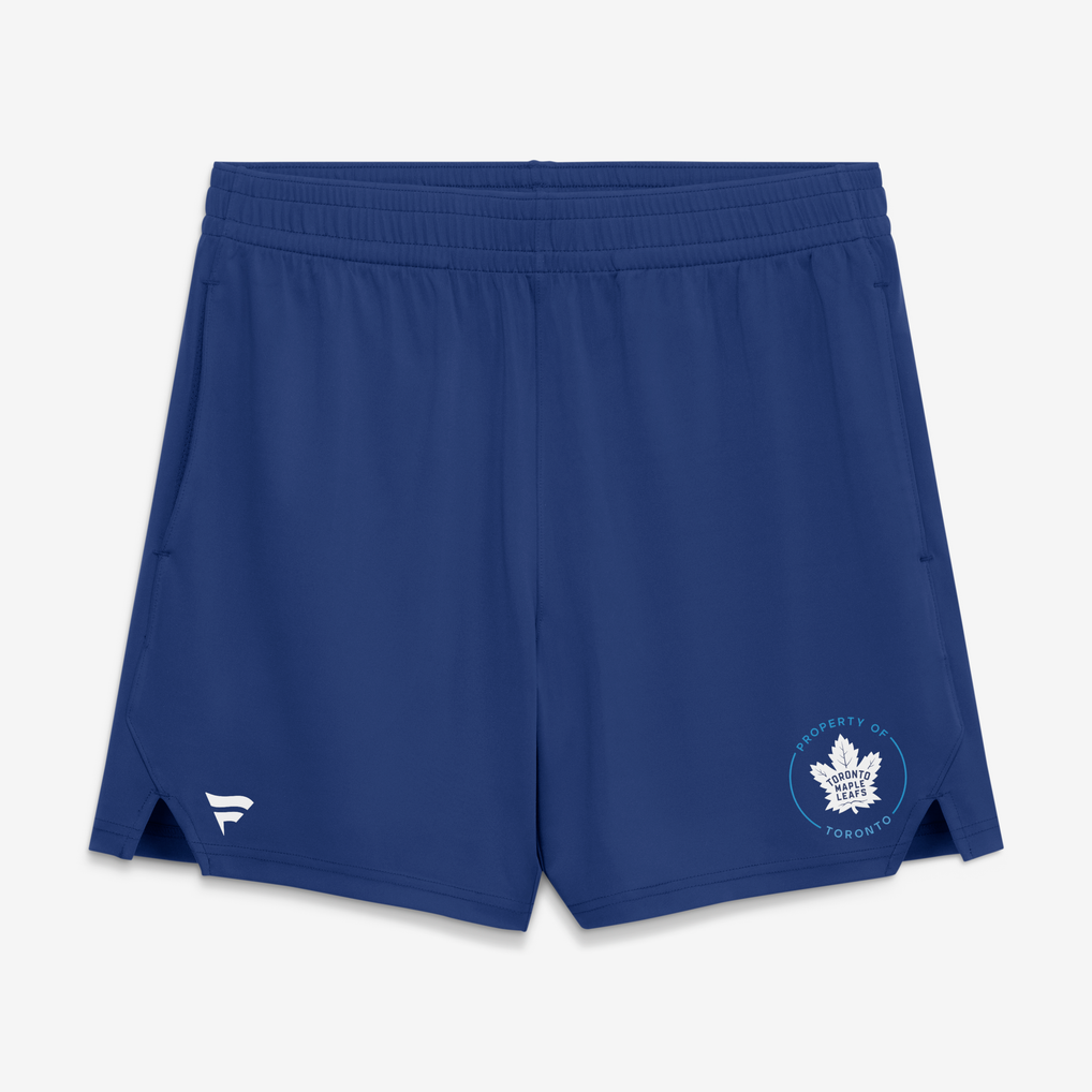 Toronto Maple Leafs Fanatics Authentic Pro Training Shorts - Blue