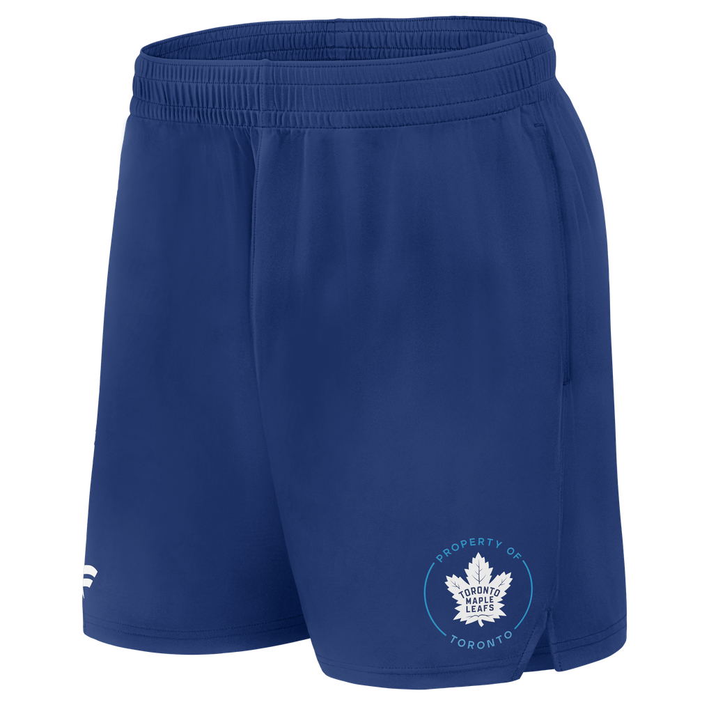 Toronto Maple Leafs Fanatics Authentic Pro Training Shorts - Blue