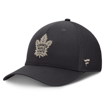 Toronto Maple Leafs Fanatics Authentic Pro Road Meshback Stretch Hat - Charcoal