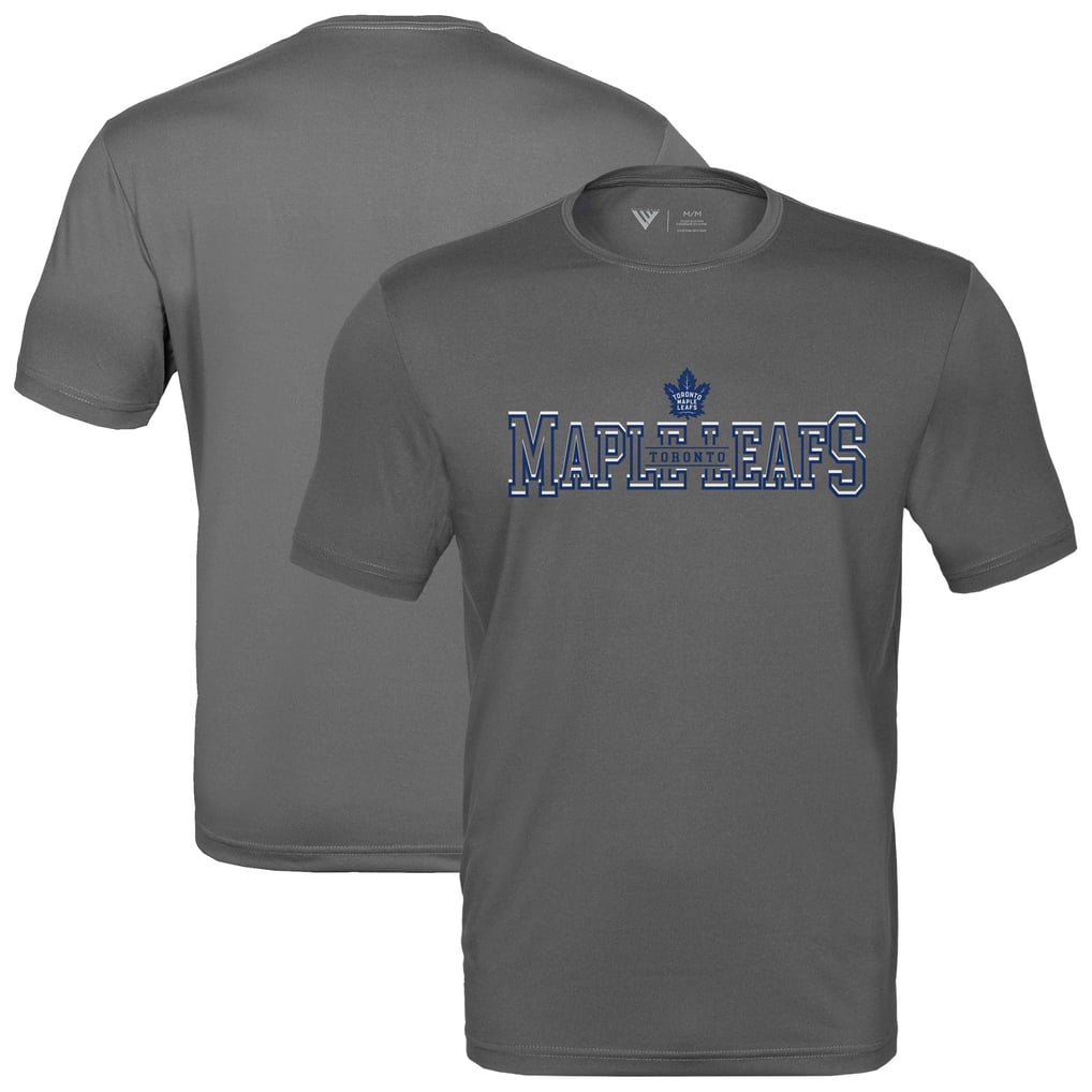  Toronto Maple Leafs Levelwear Anthem Journey Performance T-Shirt - Charcoal