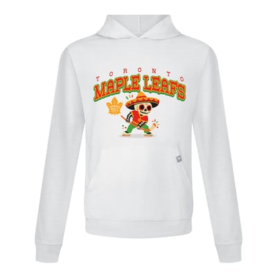 Toronto Maple Leafs Levelwear DOTD Sugar Skull Player Relay Hooded T-Shirt - White
