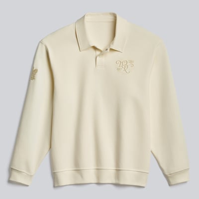 Toronto Maple Leafs lululemon Smooth Double-Knit Long-Sleeve Polo - Coconut Ivory