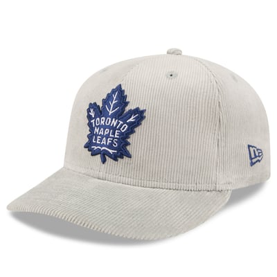 Toronto Maple Leafs New Era Corduroy 59FIFTY Fitted Hat - Gray