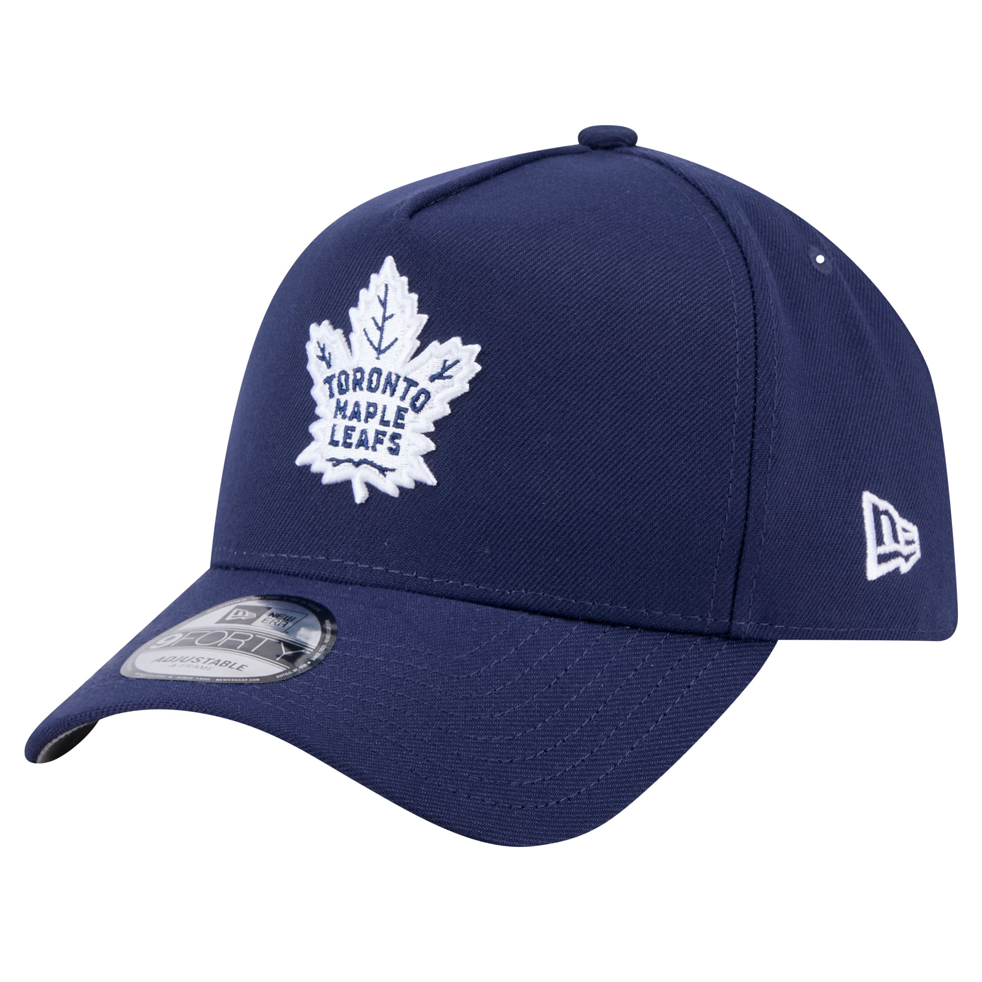 Toronto Maple Leafs New Era Core A-Frame 9FORTY Adjustable Hat - Navy