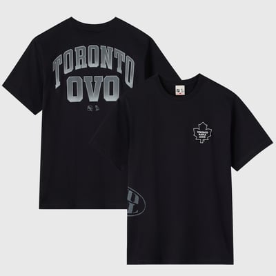 Toronto Maple Leafs OVO x NHL Single-Sided Seam T-Shirt - Black
