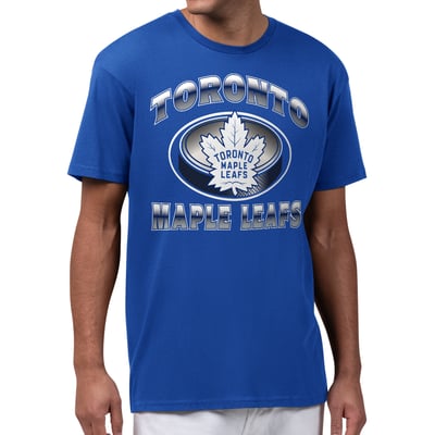  Toronto Maple Leafs Starter Face Off T-Shirt - Blue