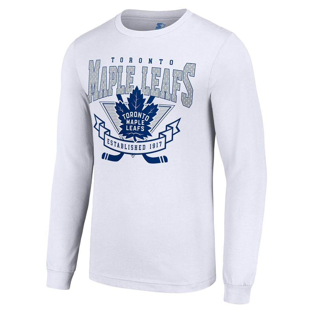 Toronto Maple Leafs Starter Team Logo Graphic Long Sleeve T-Shirt - White