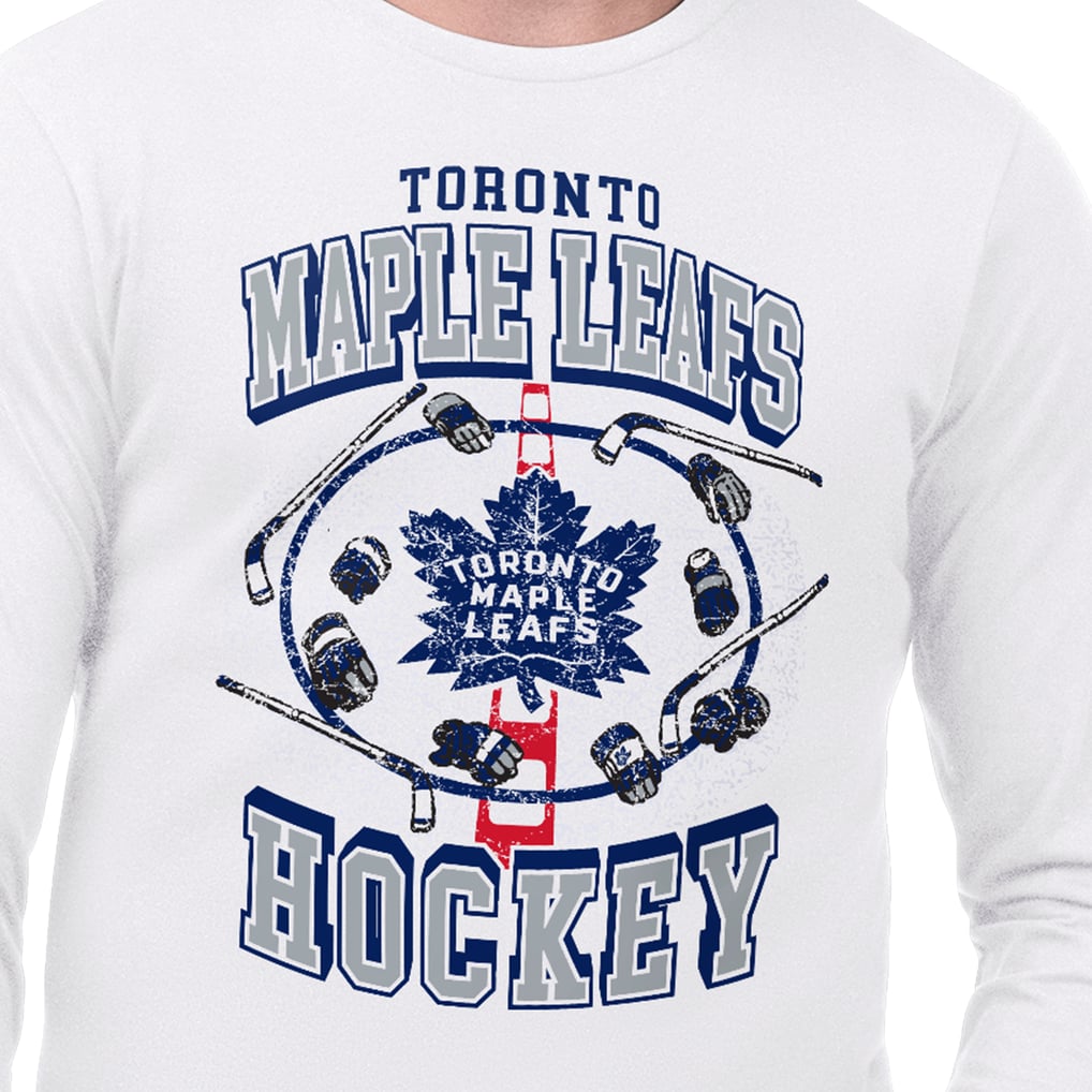 Toronto Maple Leafs Starter Tilly Long-Sleeve T-Shirt - White
