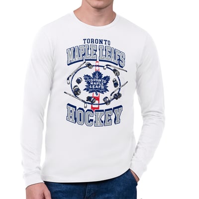 Toronto Maple Leafs Starter Tilly Long-Sleeve T-Shirt - White