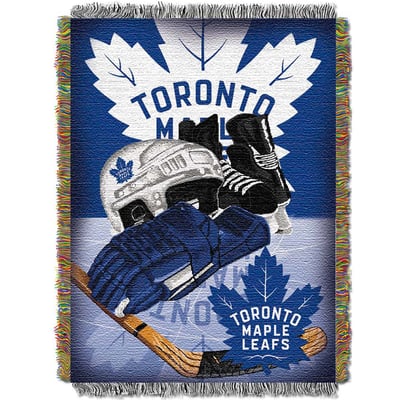 Toronto Maple Leafs The Northwest Company 48'' x 60'' Home Advantage Woven Throw