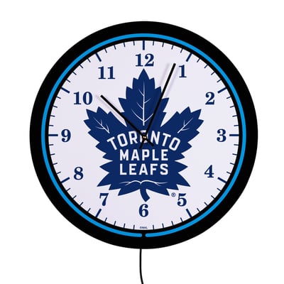 Toronto Maple Leafs 18" Lighted Round LED Wall Clock