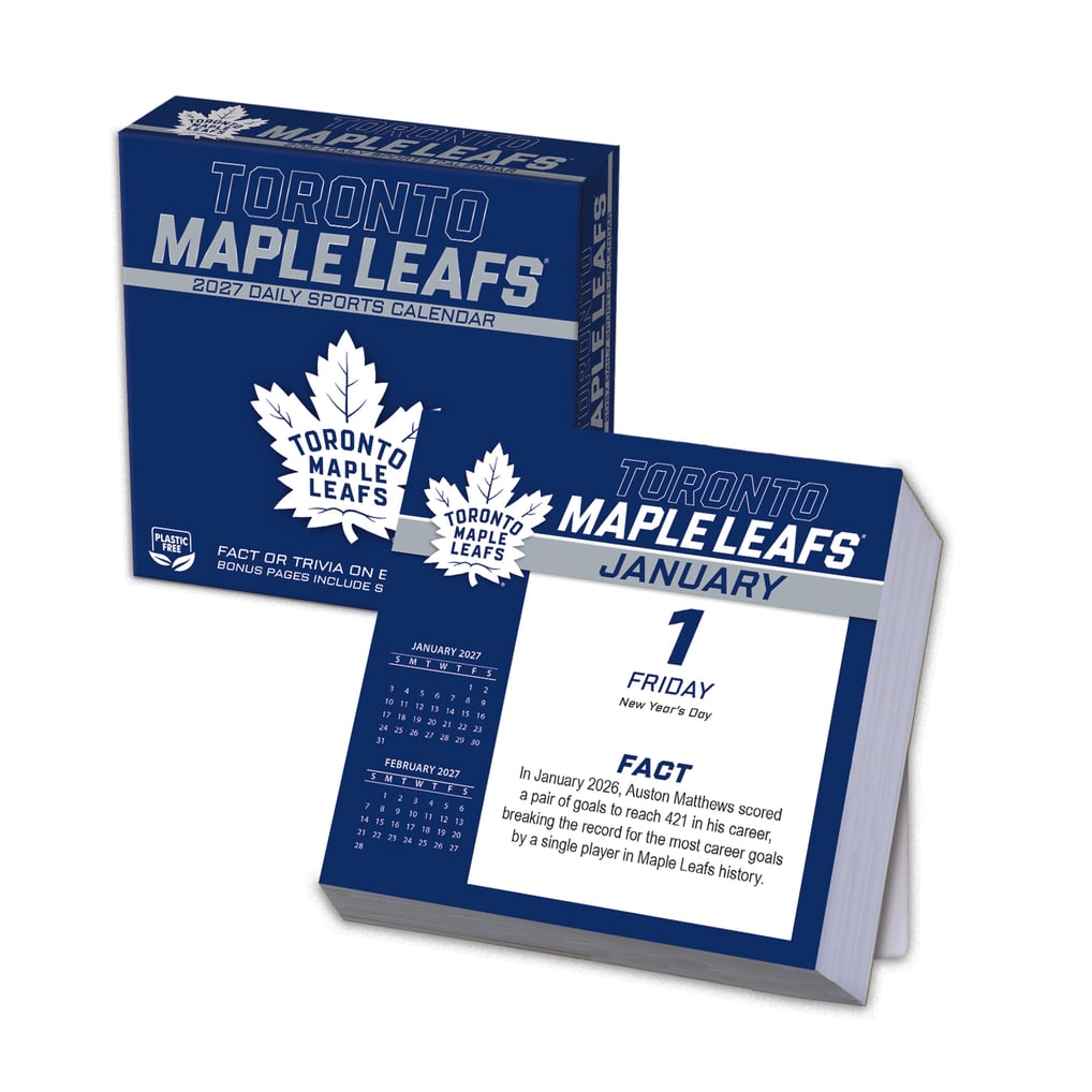 Toronto Maple Leafs 2027 Box Calendar