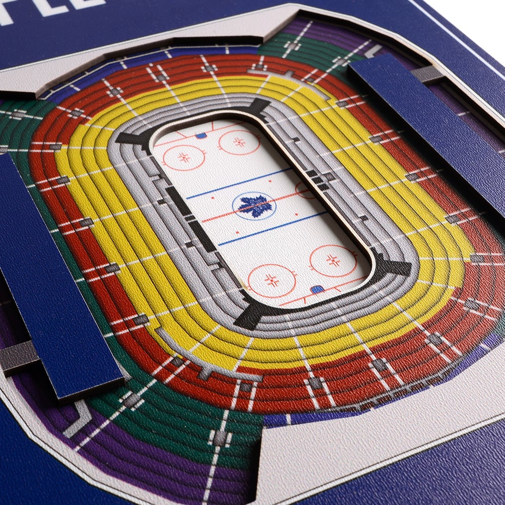 Toronto Maple Leafs 8'' x 32'' 3D StadiumView Banner