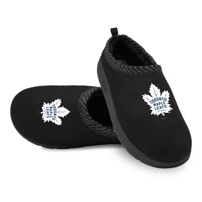 Toronto Maple Leafs ISlide Unisex Primary Logo Mission Slipper - Black
