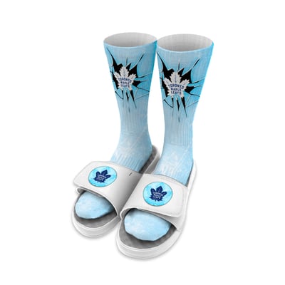 Toronto Maple Leafs ISlide Unisex Ice Shatter Sock & Slide Bundle