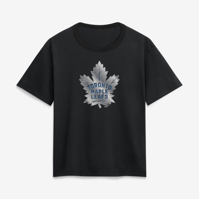 Toronto Maple Leafs Women's Forged Mascot T-Shirt - Black