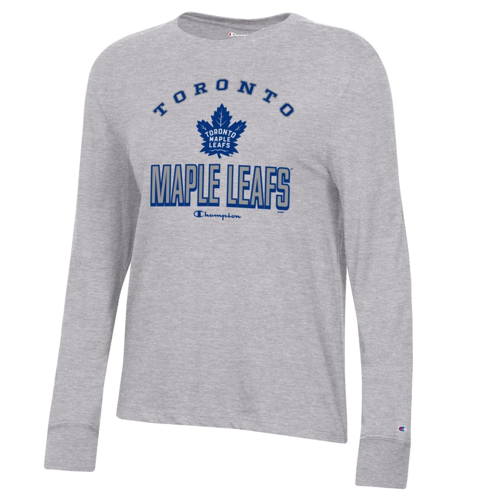 Toronto Maple Leafs Champion Women's Core Long Sleeve T-Shirt - Heather Gray
