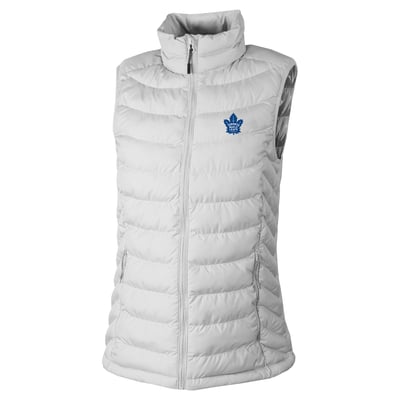 Toronto Maple Leafs Columbia Women's Powder Lite II Full-Zip Vest - Gray
