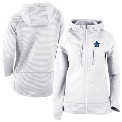  Toronto Maple Leafs Columbia Women's Omni-Wick Pack It Up Full-Zip Jacket - White
